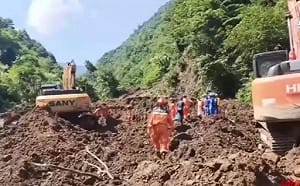 甘肅發生山崩 33人慘遭活埋! 找到21被困人員 5人已經死亡