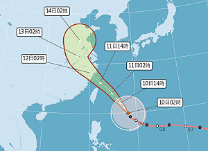 巴威颱風強度減弱！專家估侵台仍是「龐然大物」今晚風雨明顯增強