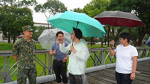 （影）視察太平光隆營區滯洪池  何欣純：防災絕不能掉以輕心