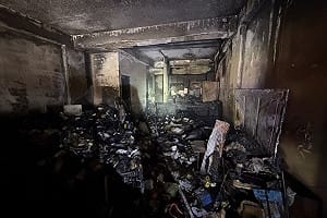 台南永康透天民宅火警　1男子燒燙傷送醫