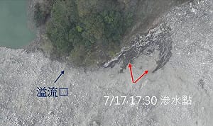 隨時可能潰決！萬里溪堰塞湖滿水位紅色警戒 花蓮6行政區明停班課