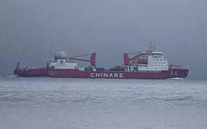 中國科研船進入北極  美國海岸防衛隊2026首次紀錄「雪龍」穿越白令海