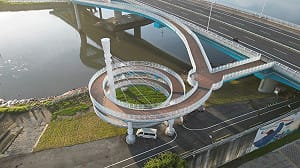 台北最新打卡熱點！民權大橋景觀橋完工  快來朝聖最美「天際之眼」