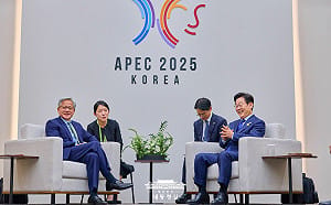 去拜碼頭？ 青瓦台宣布李在明訪美將見黃仁勳 韓企「四巨頭」也一同隨行...