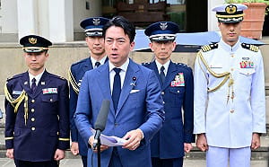 小泉進次郎再提核武問題 日本政府回應了！ 安保三文件是否修正則這麼說...