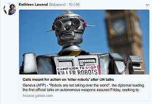 AI控制武器無法可管？紅十字：殺手機器人急需規範