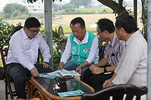 蔡易餘、翁章梁聯手催生牡蠣殼再生工廠