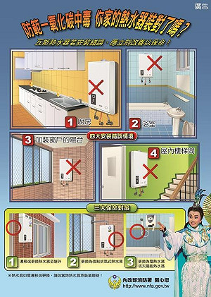 一氧化碳中毒今年已26起  內政部：逾7成都因通風不良