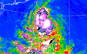 「紅霞颱風」深夜發布海警！今明最接近台灣迎風面雨勢越晚越明顯