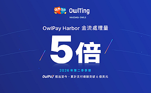 奧丁丁OwlPay Harbor Q2金流季增5倍  累計支付突破6億美元
