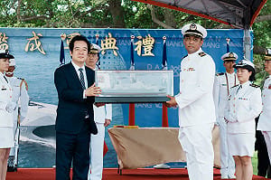 丹江軍艦成軍 賴清德曝3意義：「國艦國造」目標達成能確保作戰優勢