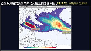 (影)不只紅霞！第13號颱風「白海豚」週末接力生成 對台影響曝光