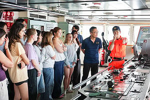參訪海巡署  喬治亞理工大學訪團：實地瞭解台海安全與灰色地帶應處作為