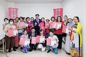 助新住民安心扎根逐夢    賴瑞隆提「新高雄一家人」五大政策