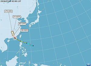 偏南風帶水氣北上！全台防午後雷雨　台東、恆春半島慎防局部大雨