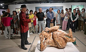 佛光緣美術館台中館 九位藝術重鎮生命映照聯展