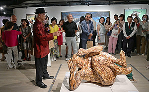 佛光緣美術館台中館 九位藝術重鎮生命映照聯展