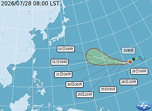 白海豚將快速達強颱！吳德榮：風速直逼今年「風王巴威」紀錄