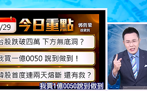 哲安基金進場！郭哲榮兌現承諾砸1億元大買0050 價位曝光
