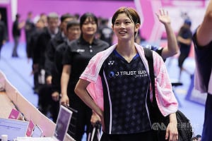 田口真彩晉台北羽賽混雙決賽　招牌甜笑圈粉無數