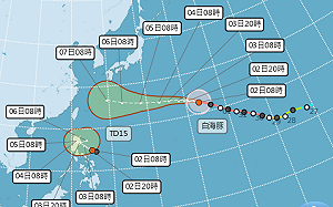 今日盛夏酷熱！強颱白海豚外圍環流「週五變天」