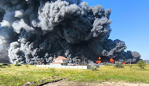 (影) 最大電商野莓遭重創! 62%物流中心停運 俄煉油廠、空軍基地頻遭攻擊