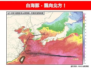 白海豚颱風亂父親節？專家估將大角度北轉：對台影響風浪大於降雨