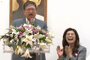 尷尬！ 楊文科認支持者「不喜歡徐欣瑩」 台下喊：陳見賢加油