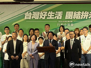 盼台中換人換黨做做看 賴清德力挺何欣純：再搖擺一次