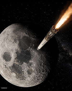 SpaceX火箭將撞月！時速8千7百公里直衝月面 恐炸出30公尺巨坑
