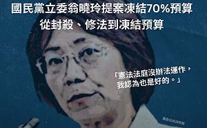 轟翁曉玲三度癱瘓憲法法庭 司改會：立法權步步緊逼  籲3位大法官勿讓憲政防線失守