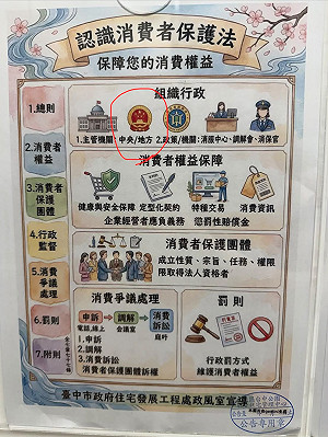 （影）中市府文宣驚見疑似中國國徽   周永鴻：螺絲鬆了、審核機制失靈