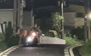 嚇壞！彰化八卦山驚傳「人鹿對撞」 巨大水鹿「自殺式暴衝」對撞機車騎士