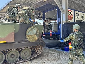 陸軍二支部執行物資整補  徵調民車實施車上儲撥