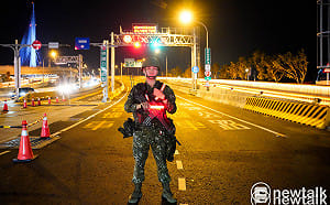 漢光42號演習淡江大橋首度封橋 設3道防線阻敵軍直衝台北政經中樞