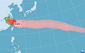 白海豚颱風最快明晨解除海警！2縣市風力達停班停課標準