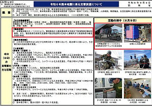 美軍KC-130首次空運16噸飲用水支援熊本地震災區
