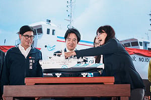 海洋調查船以陳澄波為名 賴清德：中國海警船影響區域和平