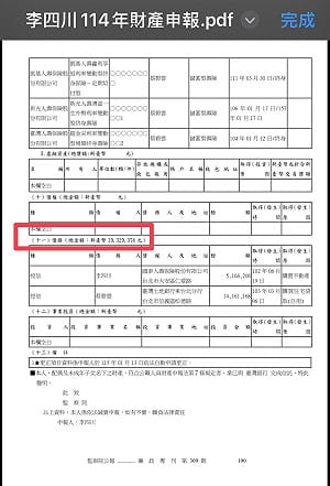 戴瑋珊出示監院證據：李四川承認隱匿財產  應該退選！