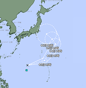 三颱共舞再現？昌鴻颱風今夜穿越日本  準「南卡」最快明成颱