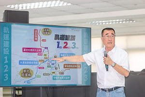 李四川拋三核心軌道建設 加碼喊「捷運到哪，都更到哪」
