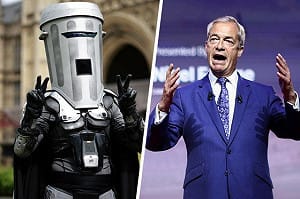 主要競爭對手竟是「垃圾桶」！ 英右翼政黨黨魁法拉吉勝選 重返下議院