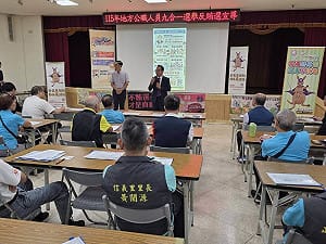 新北檢察長率隊赴板橋宣導反賄選　籲73里長齊護乾淨選風