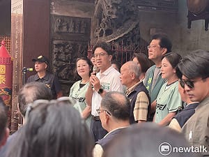 蔣萬安跑宜蘭輔選遲到喊「沒想到會塞」 沈伯洋笑：我都會提早出發