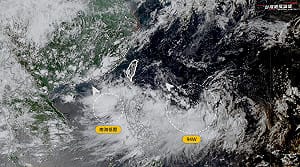 雙低壓夾擊！熱帶擾動不排除通過北台 風雨時程曝光