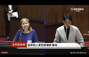 「DPP 100」多數人怎麼想？ 監委被提名人林麗瑩：我不適合回答