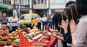 雨揚老師》中元普渡怎麼拜才圓滿？祭拜順序、最佳時辰與供品禁忌一次看懂