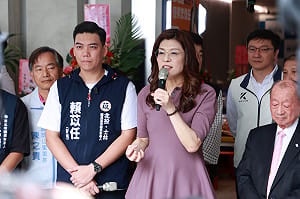 王惠美4度缺席魏平政輔選　鄭麗文遭追問彰化整合快步離場