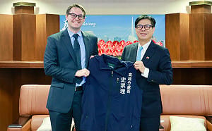 深化台美夥伴關係　AIT新任高雄分處長史崇理拜會陳其邁   