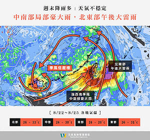 沙德爾颱風會靠近台灣嗎？氣象粉專曝：下週一是關鍵